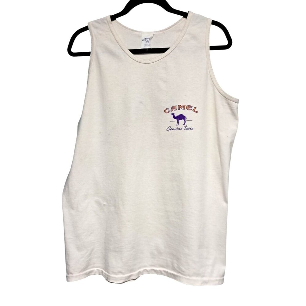 Single Stitch Joe Camel Tank Top Adult XL Mens Womens Unisex Tobacciana 90s Vtg - Picture 4 of 7